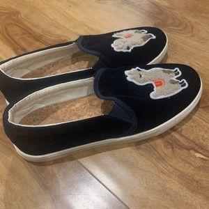 Soludos Velvet Llama Sneaker